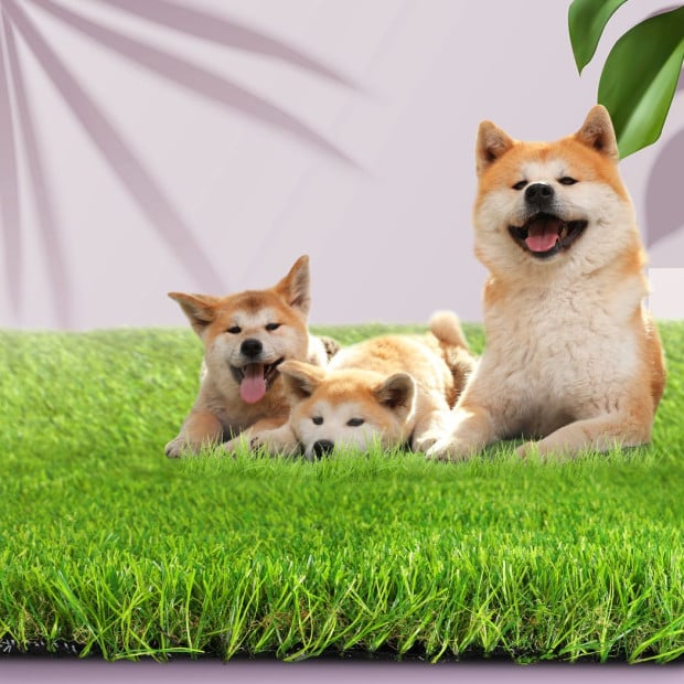 Artificial Grass 20SQM Fake Flooring Outdoor Synthetic Turf Plant 40MM Four Colour Image 7