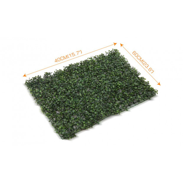 10x Artificial Boxwood Hedge Fake Vertical Garden Green Wall Mat Fence Image 6