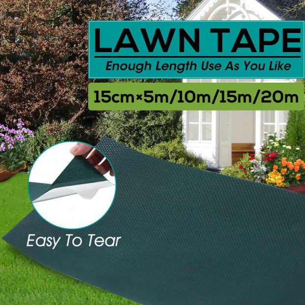 3 Rolls 20Mx15cm + 1 Roll 10Mx15cm Self Artificial Grass Joining Tape Image 11