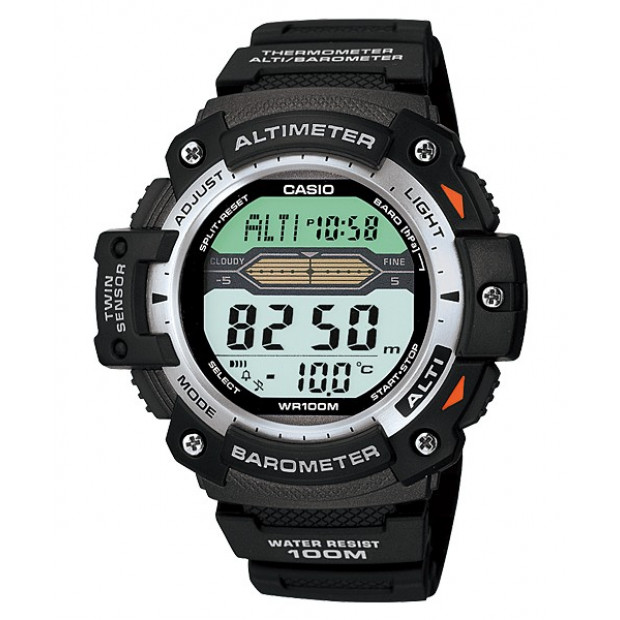 Casio Sport Gear Digital Mens Black Watch SGW-300H-1AVDR