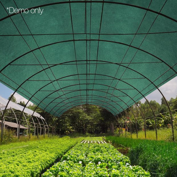 50% UV Sun Shade Cloth Sail Roll Mesh Outdoor 1.83x30m Green Image 6