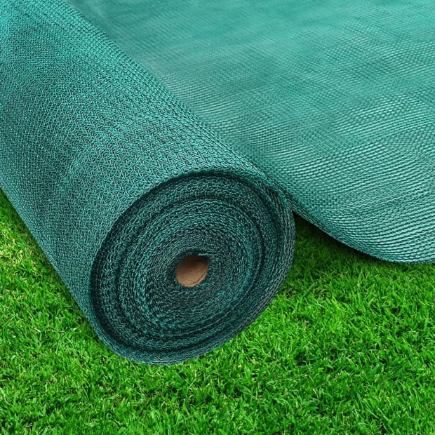 50% UV Sun Shade Cloth Sail Garden Mesh Roll Outdoor 3.66x10m Green Image 7