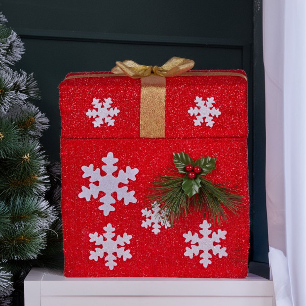 Christabelle Animated Santa Gift Box LED Christmas Tree Decoration Xmas Ornament Image 6