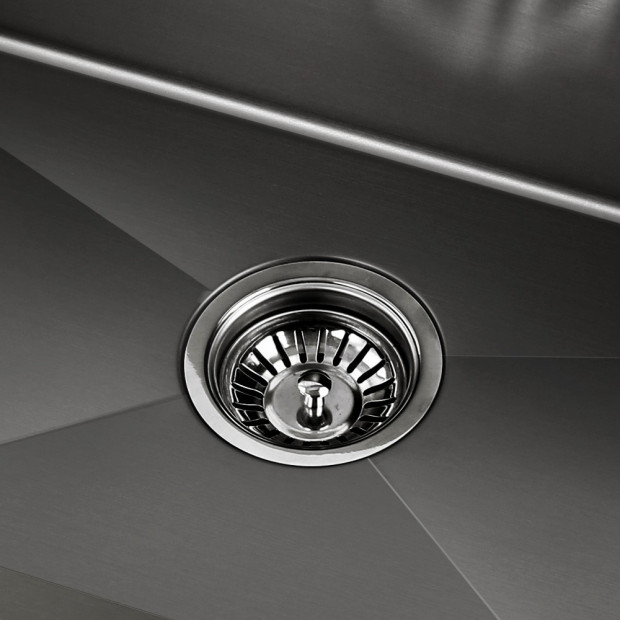 700x450mm Nano Stainless Steel Kitchen Sink Image 4