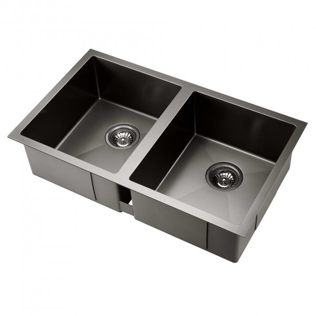 770 x 450mm Stainless Steel Sink - Black