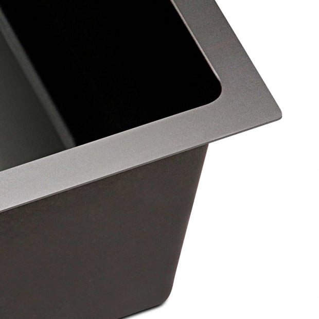 770 x 450mm Stainless Steel Sink - Black Image 7