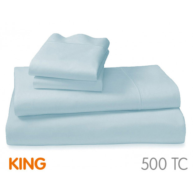 500tc Cotton Rich King Sheet Set Image 7