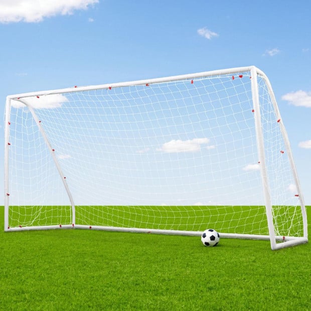 12ft Soccer Football Goal Net Upvc Frame With Pe Mesh Weatherproof Portable Goals For Backyard Training Competitive Play Image 7