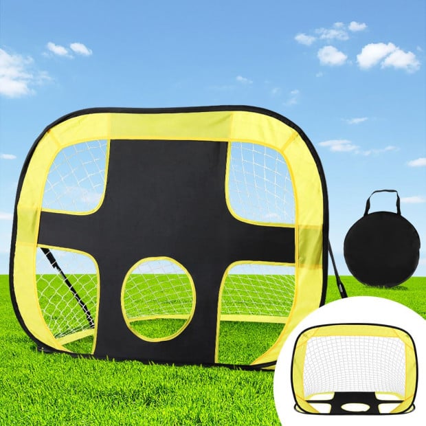 Portable Football Net Soccer Goal Rebound Target Hitter Training Image 7
