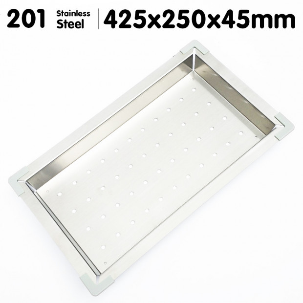 Stainless Steel Sink Colander 425 x 250mm