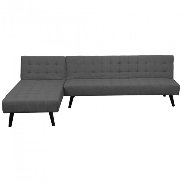 Alice Tufted Fabric Modular Sofa Bed with Chaise Lounge by Sarantino