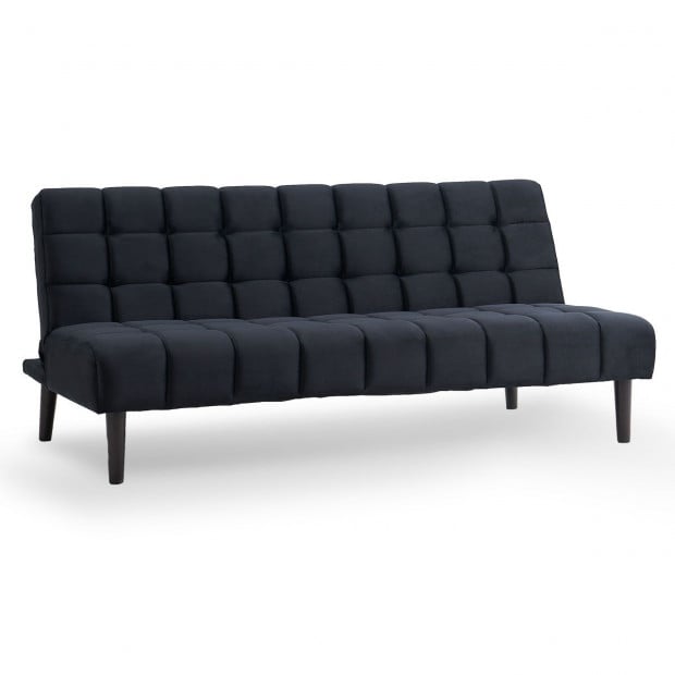 Florence Sofa Bed by Sarantino - Black Image 4
