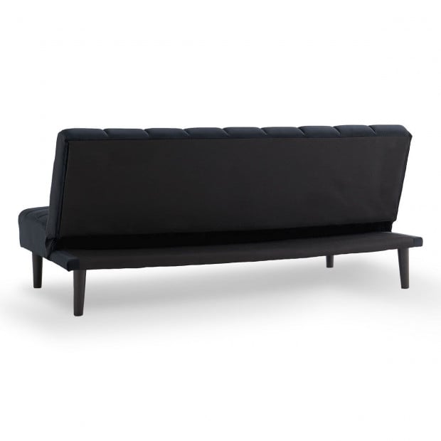 Florence Sofa Bed by Sarantino - Black Image 6