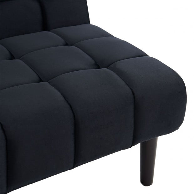 Florence Sofa Bed by Sarantino - Black Image 11