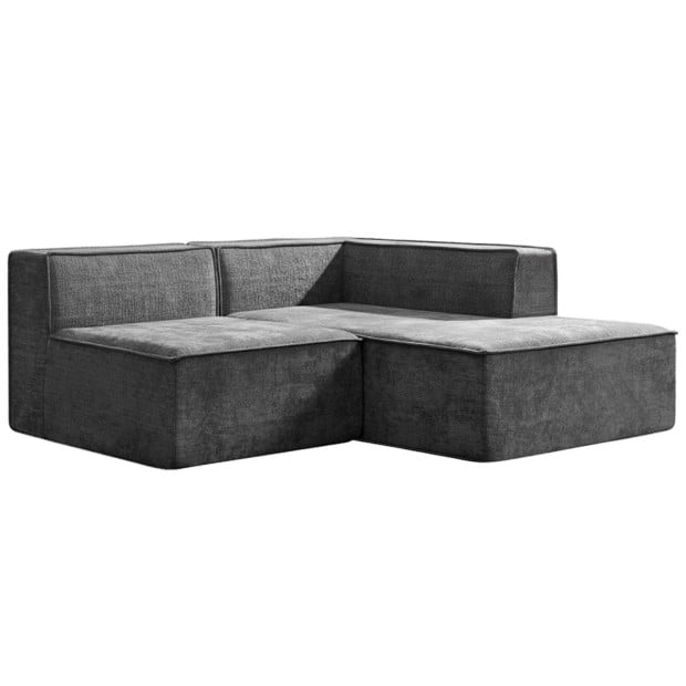 Sarantino Vani 3 Seater Modular Sofa Set - Dark Grey Image 9