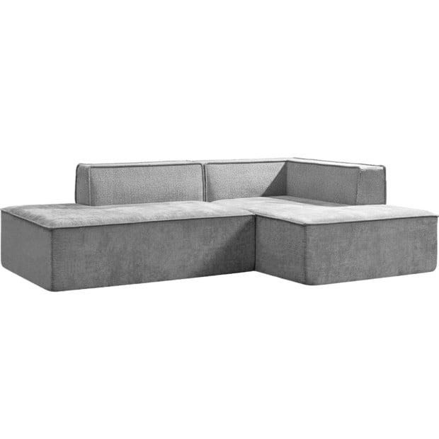 Sarantino Vani 3 Seater Modular Sofa Set - Light Grey Image 8