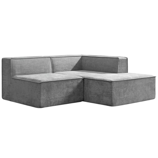 Sarantino Vani 3 Seater Modular Sofa Set - Light Grey Image 9
