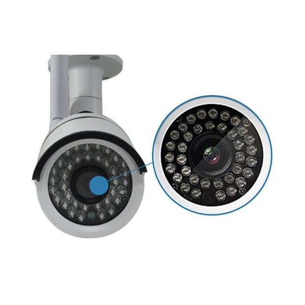 Elinz 4ch Cctv Wireless Security System 2mp Ip Wifi 2x Camera 1080p Image 5