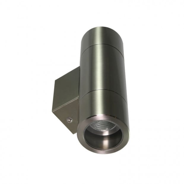 240V Wall-Mounted Up and Down LED Light - 3mm Stainless Steel