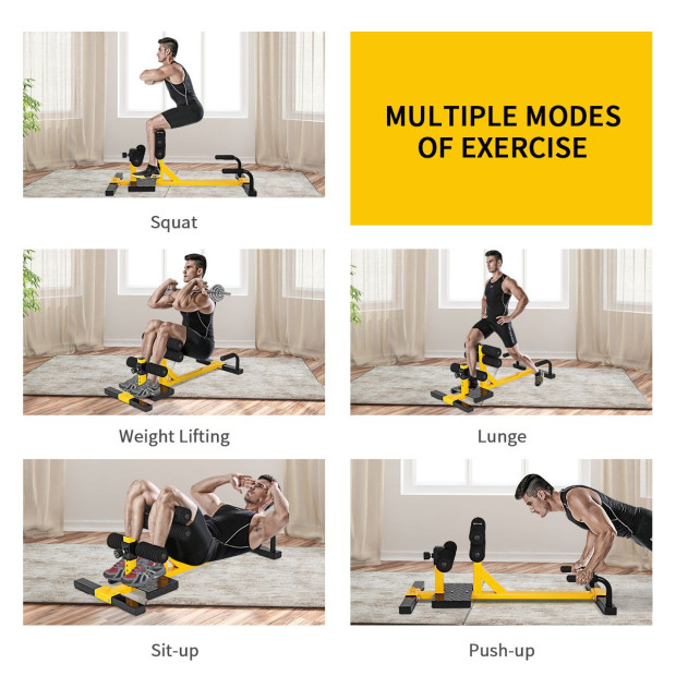 3-in-1 Multifunctional Exercise Squat Machine For Home Gym Image 11