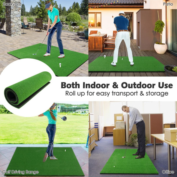 1.5m x 1m Golf Hitting Mat With Synthetic Turf Image 3