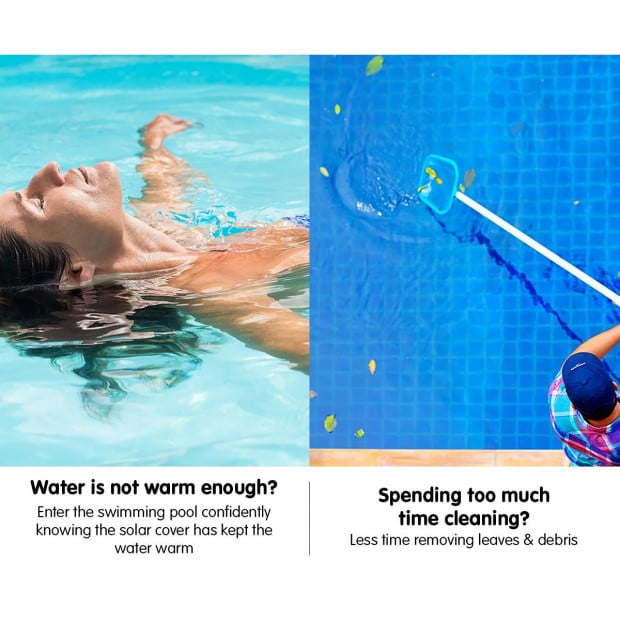 Hydroactive 500 Micron Solar Swimming Pool Cover - Blue Image 4