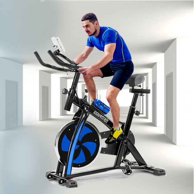 Powertrain XJ-91 Home Gym Exercise Bike - Blue Image 7