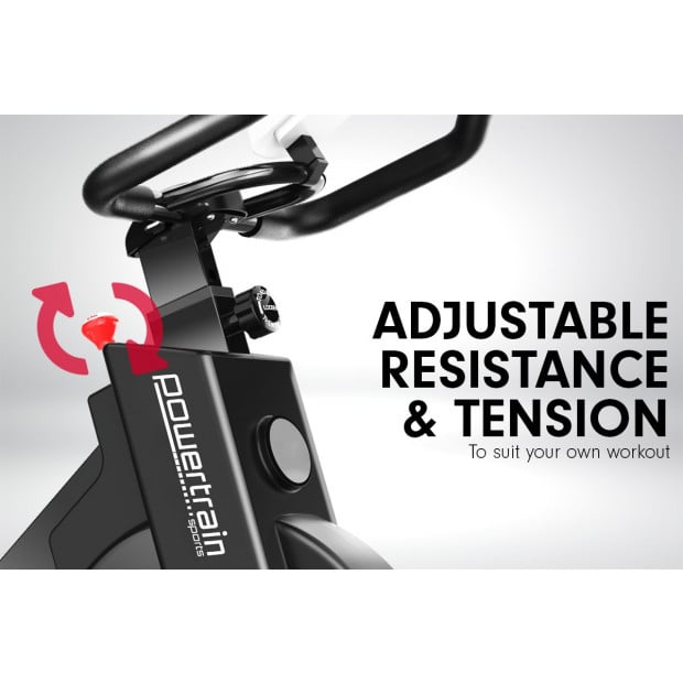 Powertrain IS-500 Heavy-Duty Exercise Bike - Black Image 5