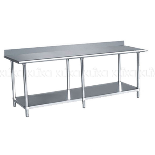 430 Slashback Stainless Steel workbench 2130 x 610
