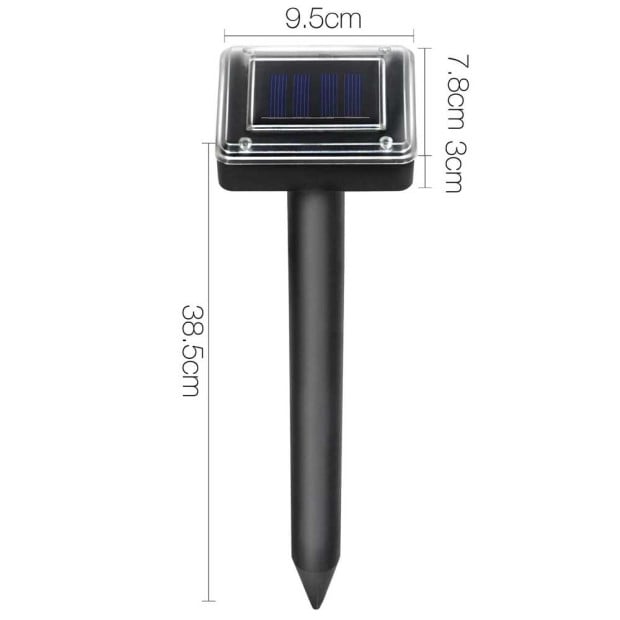 Snake Repeller 12X Multi Pulse Ultrasonic Solar Powered Pest Repellent Image 2