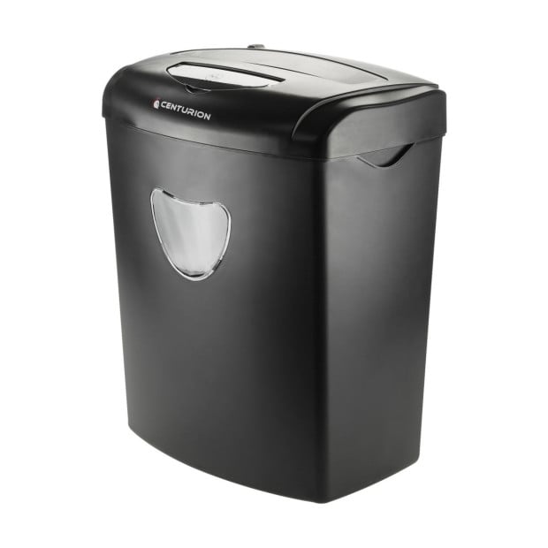 Centurion 21L Cross-Cut Office Shredder 10-Sheet Paper, CD & Credit Card Security Image 2