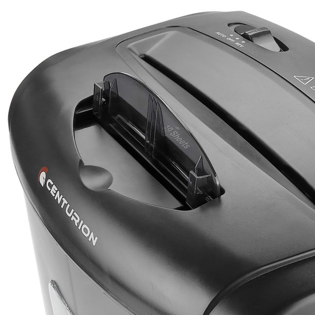 Centurion 21L Cross-Cut Office Shredder 10-Sheet Paper, CD & Credit Card Security Image 3