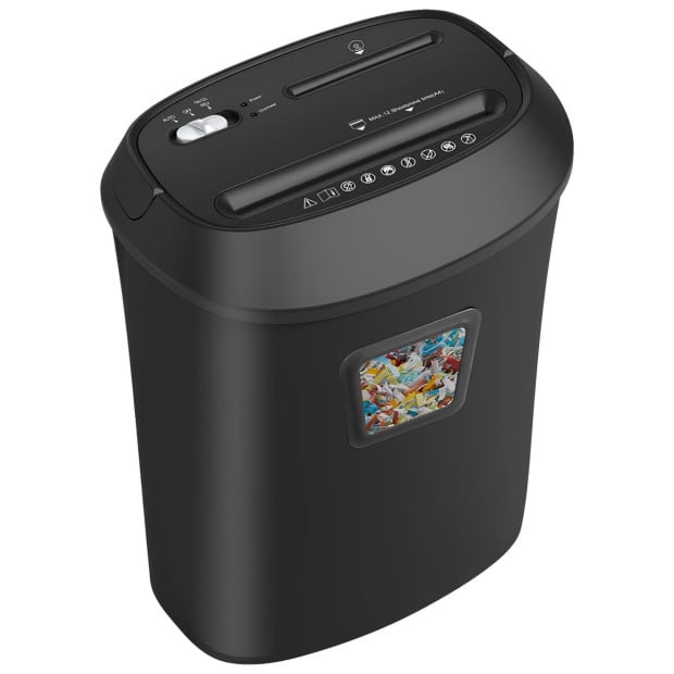 Centurion 25L 12-Sheet Paper Shredder Electric Cross-Cut Home & Office Cutter Image 5