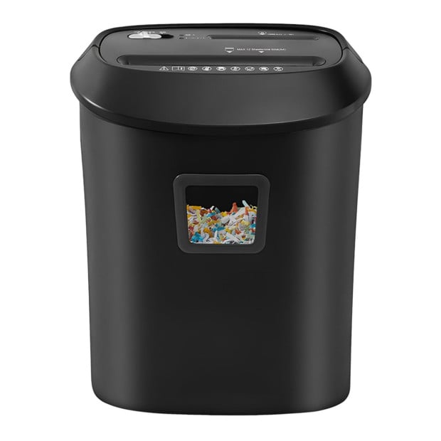 Centurion 25L 12-Sheet Paper Shredder Electric Cross-Cut Home & Office Cutter Image 10
