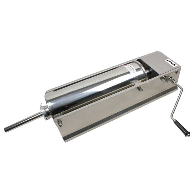 Pronti Stainless Steel Horizontal Sausage Stuffer - 5L Image 2