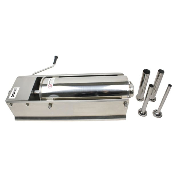 Pronti Stainless Steel Horizontal Sausage Stuffer - 5L Image 5