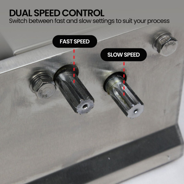 Pronti Stainless Steel Horizontal Sausage Stuffer - 5L Image 9