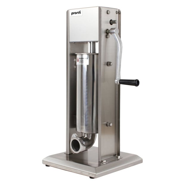 Pronti Stainless Steel Vertical Sausage Stuffer - 5L Image 2
