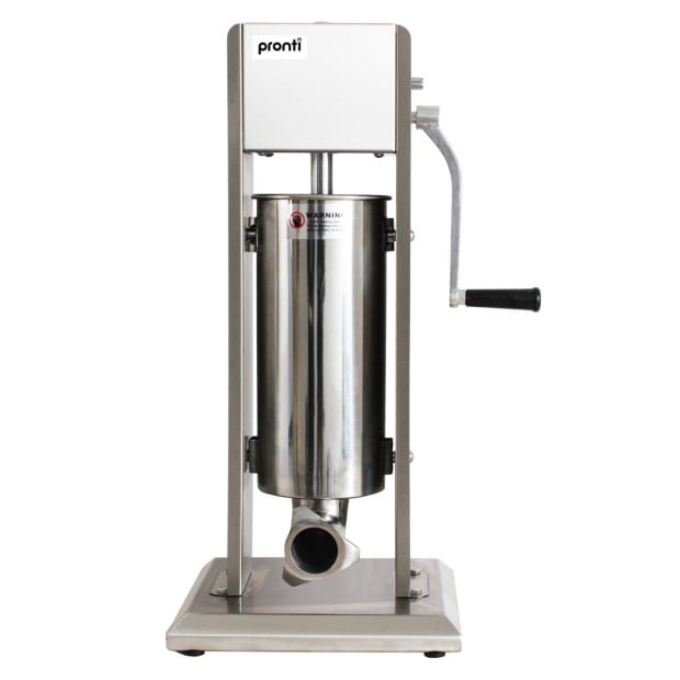 Pronti Stainless Steel Vertical Sausage Stuffer - 5L Image 3