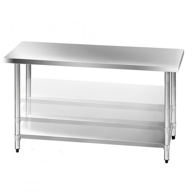 1524 x 610mm Commercial Stainless Steel Kitchen Bench