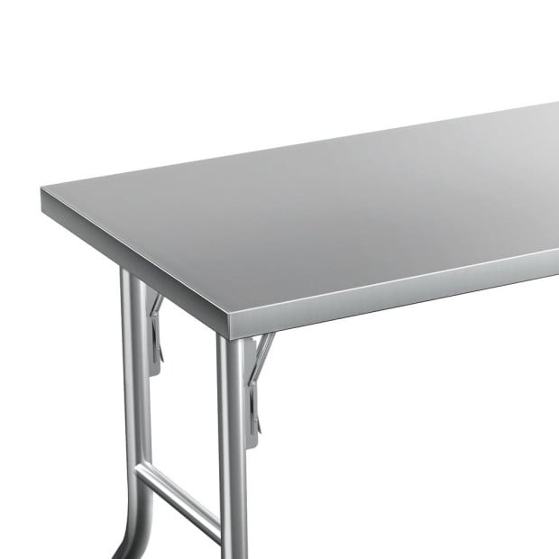 Stainless Steel Kitchen Benches Work Foldable 430 Image 3