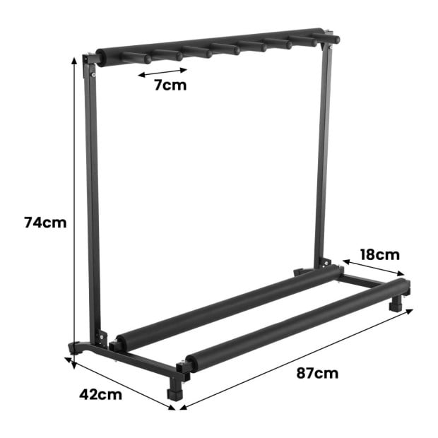 Karrera Steel Multi Guitar Stand for 7 Guitars Image 2