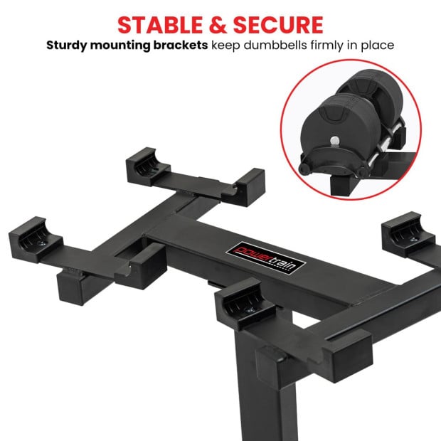 Powertrain 150KG Adjustable Eon Dumbbell Stand Image 6