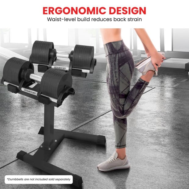 Powertrain 150KG Adjustable Eon Dumbbell Stand Image 8