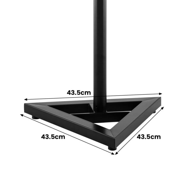Karrera Adjustable Floor Speaker Stand Surround Sound - Black Image 3