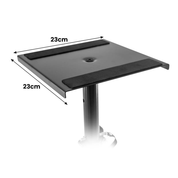 Karrera Adjustable Floor Speaker Stand Surround Sound - Black Image 4