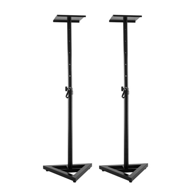 Karrera Adjustable Floor Speaker Stand Surround Sound - Black Image 6