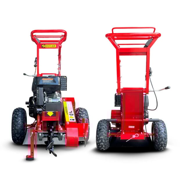 Ducar Stump Grinder 457cc 18HP Petrol Engine with Key Start & Tungsten Carbide Teeth Image 4
