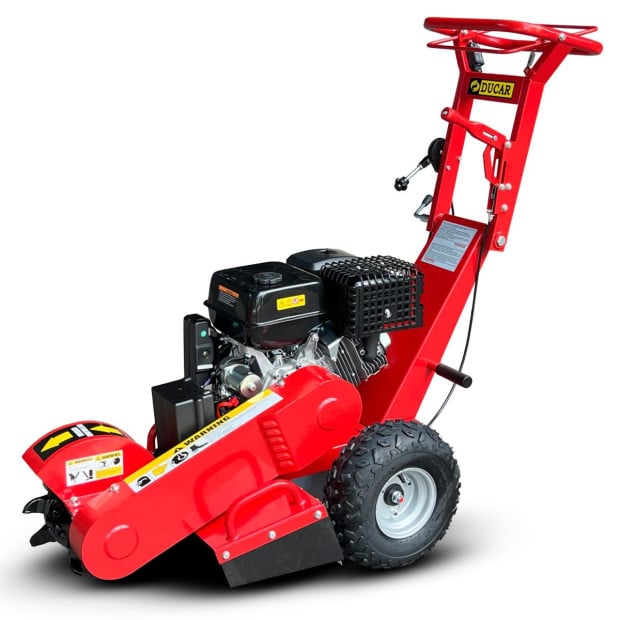 Ducar Stump Grinder 457cc 18HP Petrol Engine with Key Start & Tungsten Carbide Teeth Image 5
