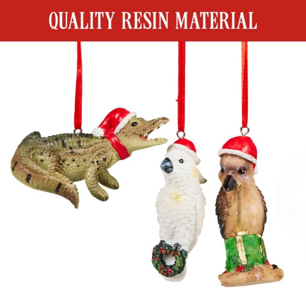 Aussie Animals Pack of 6 Christmas Baubles Decoration Gift Pack Image 8